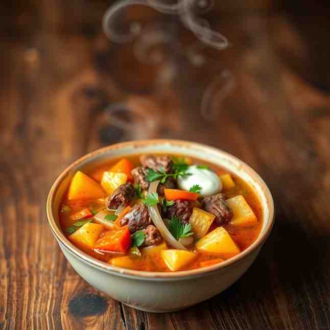 Sopa de Pata - Beef & Veggie Soup Recipe